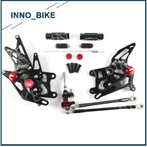 Juego de estriberas reposapiés traseras para Honda CBR600RR ABS 2009 - 2023 2022 2021 - Imagen 1 de 7