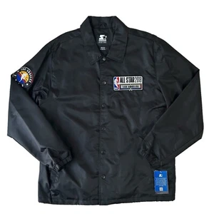 Starter Lakers Jacket Mens Size XL Black Lightweight 2018 NBA All Star Game NEW - Picture 1 of 12
