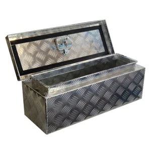 Aluminium Trailer Box Heavy Duty Chest Lockable Mountable Storage 660Lx230Hx230D - Picture 1 of 7