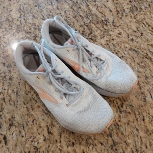BROOKS SIGNAL 3 White/Natural Lace Up Low Top Cushion Running Shoes Women’s 9.5M - Picture 1 of 19