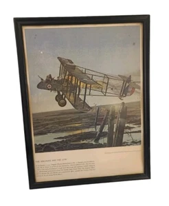 The Sergeant and the Cow 1964 Leach Corporation Druck gerahmtes Glas 9 x 12 Zoll - Bild 1 von 19