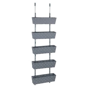 Estante de Puerta Adria 5 Plantas 42x141x16 CM Gris Baño Cocina Estante Colgante - Imagen 1 de 6