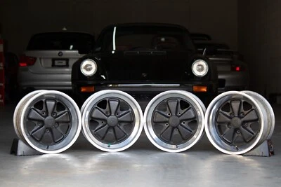 Ruedas Porsche 16x7 y 16x9 Fuchs. 930, 911 Turbo. Fecha 1989 excelente estado Foto 1 de 4