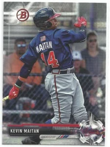 Kevin Maitan LA Angels 2017 Bowman Draft Baseball - Picture 1 of 3