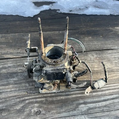 D2 90-95 Nissan Hardbody D21 Pickup Truck 2.4L Corpo do Acelerador Funciona TESTADO FABRICANTE DE EQUIPAMENTO ORIGINAL - Imagem 1 de 4