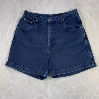 Pantalones Cortos De Colección Bill Blass Jean Mom Para Mujer Talla 16 Azul Dobladillo Enrollado Denim Foto 1 de 4