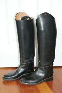Petrie Dressage Pull On Black Boots - EXCELLENT Condition - Women's US Size 7.5