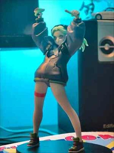 Cyberpunk Edgerunners Rebecca Figura Muñeca Pistola Estatua Modelo 19Cm - Imagen 1 de 5