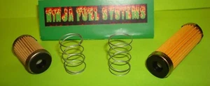 ROCHESTER QUADRAJET CARBURETOR FUEL FILTER W/CHECK VALVE LONG & SHORT W SPRINGS - Picture 1 of 6