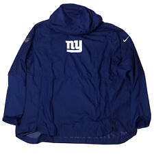 Nike NFL on Field NY Giants Sideline Waterproof Pullover A03963 495 Mens Size XL