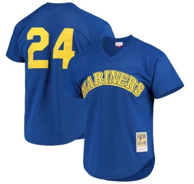 Mitchell & Ness Seattle Mariners #24 Baseball Jersey New Mens Sizes $100 - Image 1 of 2