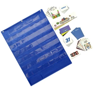 Klarer Make -up -Tasche Handhaben Kalender Hängende Werkzeug Arbeit - Bild 1 von 12