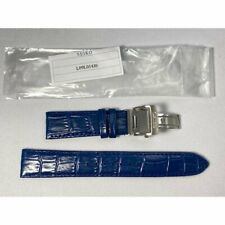 Genuine SEIKO Spirit 20mm Leather Belt with Buckle Blue L09L014J0 SBPY107 etc