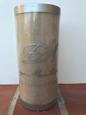 Bufanda 100 % cachemir color beige Enzo Mantovani para hombre nueva en caja Foto 1 de 2