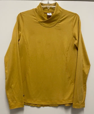 DAILY SPORT Agnes Top - Pullover Manga Larga Cuello Simulado Poliéster Dorado, Mediano Foto 1 de 4