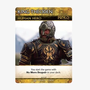 The Lord of the Rings Deck Building Game - "King Theoden" Promo Card - Picture 1 of 3