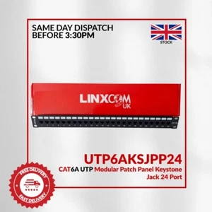 Panneau de patch modulaire CAT6A UTP clé jack 24 ports - Photo 1/6