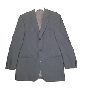 BOSS HUGO BOSS Mens Sport Coat Sz 42L Virgin Wool Einstein Sigma Gray 3 Button - Picture 1 of 11