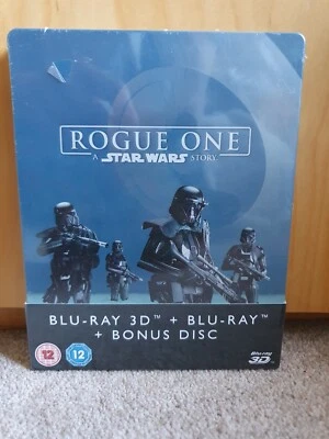 STAR WARS ROGUE ONE 3D BLU RAY STEELBOOK BRAND NEW & SEALED - Image 1 of 2