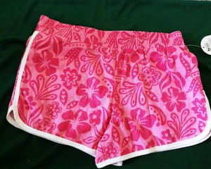 WONDER NATION sz XL 14-16 Plus Girl/Boy Precious Pink Dolphin Athletic Shorts - Picture 1 of 3