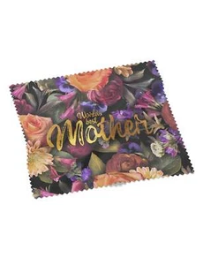 World's Best Mother Brillenputztuch Beste Mama Muttertag Gift Blumen Geschenk - Bild 1 von 2