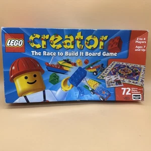 Lego Creator Brettspiel Das Rennen um den Bau 1999 Vintage nur 5 Teile fehlen - Bild 1 von 18