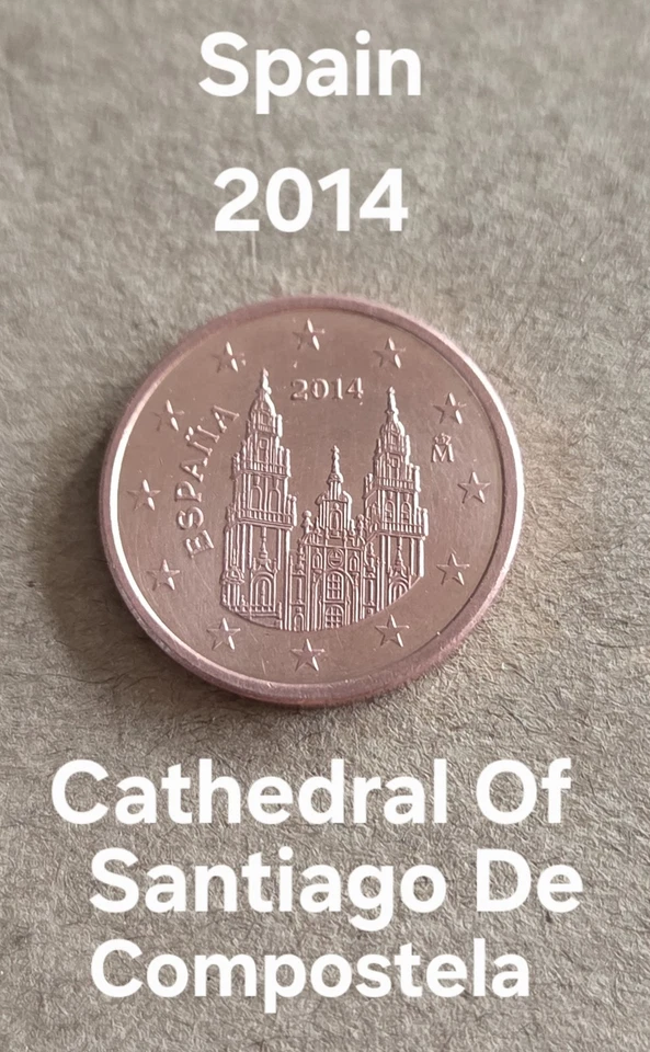 5 Euro Cent 2014 Spain Coin España - Image 1 of 2