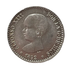 IBERMONEDA| España, Alfonso XIII 1892. 50ctms. S.C. - Picture 1 of 2
