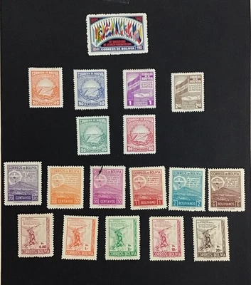 Bolivia 1940-1952 VF MH & Used Lot Between Sc#269-370,    (W47) - Image 1 of 2