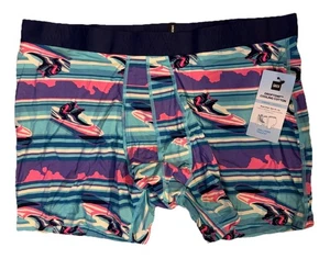 Saxx SXBB44 Droptemp Cooling Cotton Water Sports Ski-Doo Print Blue 2XL XXL - Picture 1 of 3