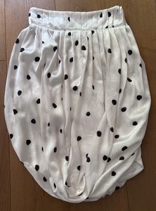 Zara Ladies Draped Shaped Bubble Hem Skirt Size Small BNWT, RRP £55.99 Ivory Mix - Picture 1 of 6