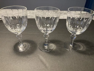Stuart Crystal England Water Goblets (3) - Image 1 of 4