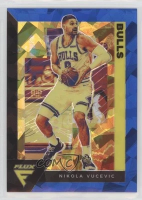 2020-21 Panini Flux Blue Cracked Ice Prizm Nikola Vucevic #25 - Image 1 of 2