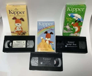 Lot Of 3 Kipper VHS- Fun In The Sun,  Water Play & The Visitor And Other Stories - Picture 1 of 3