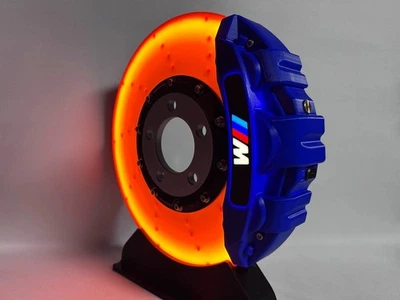 BMW Brake Disc LED Rechargeable Night Light – Desk/Wall Ambient Lamp Auto Decor - Image 1 of 3