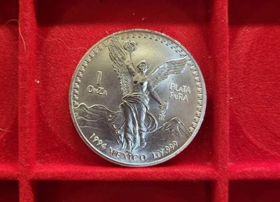 1994 Mexiko MEXICO Messico ARGENTO Silver plata LIBERTAD 1 Oz .999 - Immagine 1 di 2