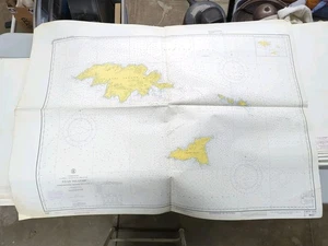 VTG Alaska Aleutian Islands Near Islands 1972 Nautical Chart Map 48x32 - Picture 1 of 4