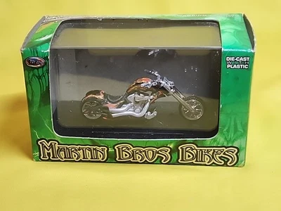 Toy Zone 1:32 Scale Martin Bros Motorcycle Flames 🔥 - Image 1 of 4