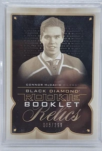 2015-16 Upper Deck Black Diamond Rookie Booklet Relic RBR-CM Connor McDavid /299 - Bild 1 von 6