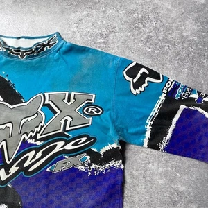 Camiseta deportiva de motocross vintage FOX Racing Brokecore multicolor M - Imagen 1 de 12
