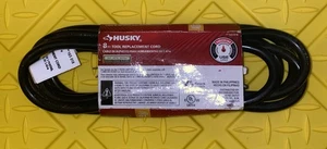 Husky: 8 Foot Tool Replacement Cord/ Medium Use 16 Guage - Brand New  - Picture 1 of 3