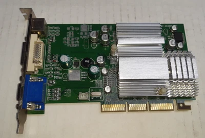 Ati Radeon 9550 128MB AGP Graphics Card VGA, DVI, S-Video Free Postage ✈️🆓🚚👍 - Image 1 of 4