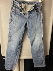 Carhartt Jeans Mens 31X32 Modern Fit Leg Blue Denim Workwear See Pics B0 - Picture 1 of 16
