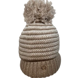 Calvin Klein Damen Strick Winter Herbst Frühling Beanie gefüttert Rodel Reise Mütze - Bild 1 von 11