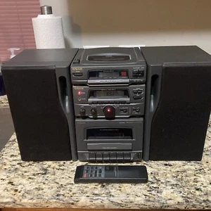 Vintage 1993 Craig HS-2000 Bookshelf Stereo System AM/FM, CD, CASSETTE W/REMOTE - Picture 1 of 15