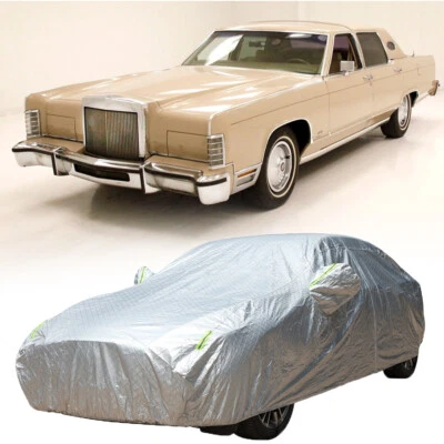 Cubierta de algodón grueso para automóvil de 6 capas impermeable al aire libre para Lincoln Continental MKS Foto 1 de 4