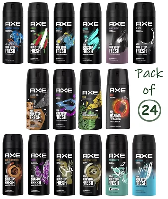 Paquete de 24 mezcla de desodorantes en spray corporal AXE dentro de los tipos disponibles (24X150ML) Foto 1 de 3
