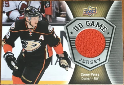 2016-17 Upper Deck UD Game Jersey Corey Perry GJ-PE Anaheim Ducks - Image 1 of 2