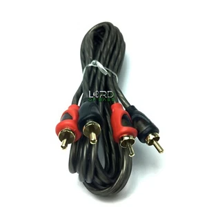 Lord of Bass 6 ft RCA Cable Wire Car Audio Amplifier 2 Channel Interconnect - Picture 1 of 5