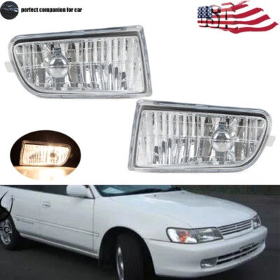 Pair Front Bumper Fog Driving Lamp For 1993-1997 Corolla AE100 AE101 A1649060451 Foto 1 de 4